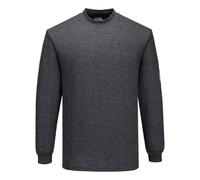 Portwest FR11 Maglietta Maniche Lunghe Ignifuga e Antistatica, Taglia L, Grigio