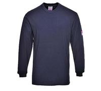 Portwest FR11 Maglietta Maniche Lunghe Ignifuga e Antistatica, Taglia M, Navy