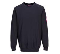Portwest FR12 Felpa Antistatica Resistente Fiamma Maniche Lunghe Navy Uomo