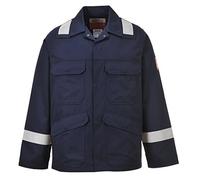 Portwest FR25 Giacca Plus Bizflame 2 Tasche Ignifugo Con Cerniera Saldatura