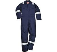 Portwest FR28 Tuta Intera Ignifuga Antistatica Leggera 280G, Taglia XS, Navy