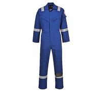 Portwest FR50 Tuta Riflettente Resistente al Fuoco FR Antistatica Antistatica Arc Proof 350g Blu Reale, 4XL