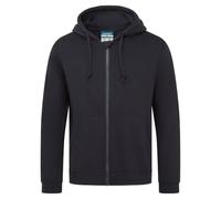 Portwest FR81 Felpa Ignifuga con Cappuccio Zip Frontale 2 Tasche Sicure | Blu navy, L, Certificato CE, EN 61482-1-2, EN ISO 11612, EN 1149-5, Orlo a Costine, Vestibilità Regolare, Manica Lunga