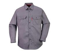 Portwest FR89 Camicia Bizflame 88/12, Taglia S, Grigio