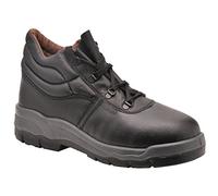 Portwest FW20 O1 Stivali Antinfortunistici, Unisex - Adulto, SRC, Nero (Nero Bkgr), 40 EU (6.5 UK)