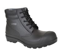 Portwest FW45 PVC S5 Stivali antinfortunistici, Unisex - Adulto, SRC, Nero (Nero Bkgr), 40 EU (6.5 UK)