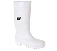 Portwest FW84 S4 Stivali di Sicurezza in Gomma, Unisex - Adulto, SRC, Bianco (Bianco WHR), 42 EU (8 UK)