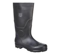 Portwest FW90 Stivali Wellington In PVC Impermeabili Per Uomo Nero, 41