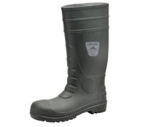 Portwest FW95 Stivale Total Safety Wellington S5 Stivali di sicurezza in gomma, Unisex - Adulto, SRC, Verde (Verde Gnr), 37 EU (4 UK)