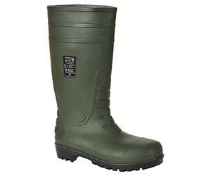 Portwest FW95GNR40 Stivale Total Safety Wellington S5, Verde, 40