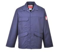 Portwest Giacca Da Saldatura Bizflame FR35 Navy Ignifuga Resistente Al Fuoco