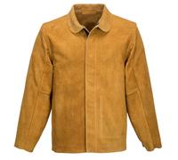 Portwest Giacca Da Saldatura In Pelle FR Classe 2 Antifiamma Tan