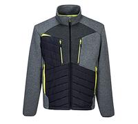 Portwest Giacca imbottita DX4 per uomo, Colore: Grigio Metallo, Taglia: L, DX471MGRL