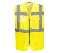 Portwest S476YERL Executive Berlino Gilet, Giallo
