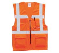 Portwest S476 Gilet Executive Berlino, Arancione, L