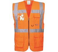 Portwest S476 Berlino Executive Protezione avviso Gilet EN471 giallo arancione - executive UNIONE EUROPEA / REGNO UNITO - Arancione, 2XL