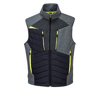 Portwest Gilet imbottito DX4 per uomo, Colore: Grigio Metallo, Taglia: M, DX470MGRM