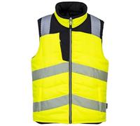 Portwest Gilet termico reversibile ad alta visibilità in policotone imbottito spesso PW374