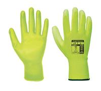 Portwest Guanti da uomo A120y2rxl Pu Palm Giallo, XL Confezione da 1 UK