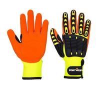 Portwest Guanto anti-impatto, taglia: S, colore: giallo/arancione, A721Y1RS