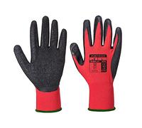 Portwest Guanto Flex Grip Latex Taglia: L, Colore: Rosso/Nero, A174R8RL