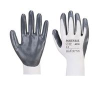 Portwest Guanto Flexo Grip Nitrile Colore: Grigio, Taglia: M, A310GRWM