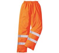Portwest H441 Hi Vis Pioggia Pantaloni Leggero Impermeabile PVC Rivestito EN343
