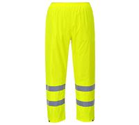 Portwest H441 Pantaloni Antipioggia ad Alta Visibilità, Giallo, L