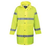 Portwest H442 Cappotto Impermeabile Alta Visibilità, Giallo, XL