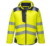 Portwest Hi Vis Giacca Invernale Impermeabile Riflettente Sicurezza Lavoro Con