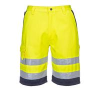 Portwest Hi-Vis Leggero Policotone Pantaloncini Lunghezza Al Ginocchio Mezza