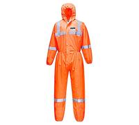 Portwest Hi-Vis SMS Coverall (50pc) - Color: Orange - Talla: XXL