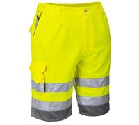 Portwest Hi Vis Visibilità Sicurezza Lavoro Pantaloncini Uomo Multi Tasche Ppe