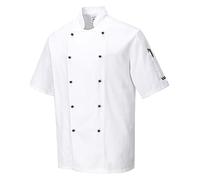 Portwest Kent Chefs Jacket - Color: White - Talla: XSmall