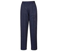 Portwest Ladies Elasticated Trousers, colorNavy T talla Large