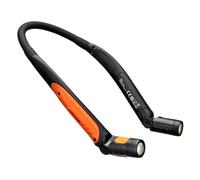 PORTWEST Lampe collier rechargeable par USB Noir/Orange - Electroportatif et machine