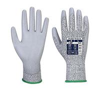 Portwest LR Cut PU Palm Glove, Colore: Grigio, Taglia: L, VA620G7RL