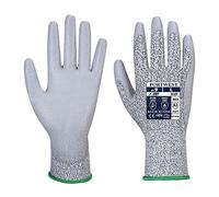 Portwest LR Cut PU Palm Glove, Colore: Grigio, Taglia: M, VA620G7RM