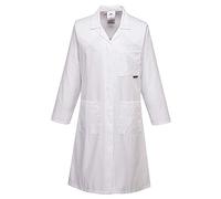 Portwest LW63WHRM Camice standard, Bianco, Medium