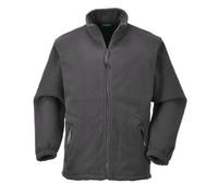 (TG. L) Portwest F400SGRL Pile Pesante Argyll, Grigio, L - NUOVO