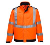 Portwest MV72 Modaflame Norm Giacca Softshell Polsini Regolabili Multinorma