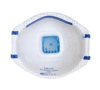 Portwest P201WHR FFP2 Mascherina Anti Polvere con Valvola , Bianco, Confezione d