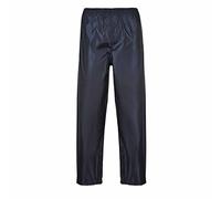Portwest - Pantaloni Classici Antipioggia (S441), Blu Marino, Taglia L