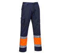 Portwest Pantaloni Da Lavoro Uomo Hi-Vis Combat Leggeri Service L049