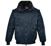Portwest PJ10 Giacca Pilot 3 in 1 Chiusura a Zip Orlo e Polsini in Maglia