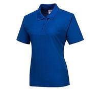 Portwest Polo da Donna Napoli, Taglia: L, Colore: Blu Reale, B209RBRL