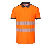 Portwest Polo Hi-Vis Cotone Comfort Maniche Corte T180 PW3