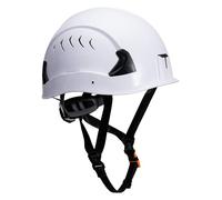 Portwest PS81 Height Endurance Pro C Casco di sicurezza tipo II per arrampicata con calotta ventilata in ABS e protezione in schiuma EPS, bianco, taglia unica
