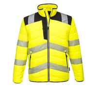 Portwest PW3 Hi-Vis Baffle Jacket - Color: YeBk - Talla: Large