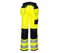 Portwest PW3 T501 Pantaloni Da Lavoro Hi Vis Con Tasche Holster